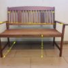 Clyde two seat Bench